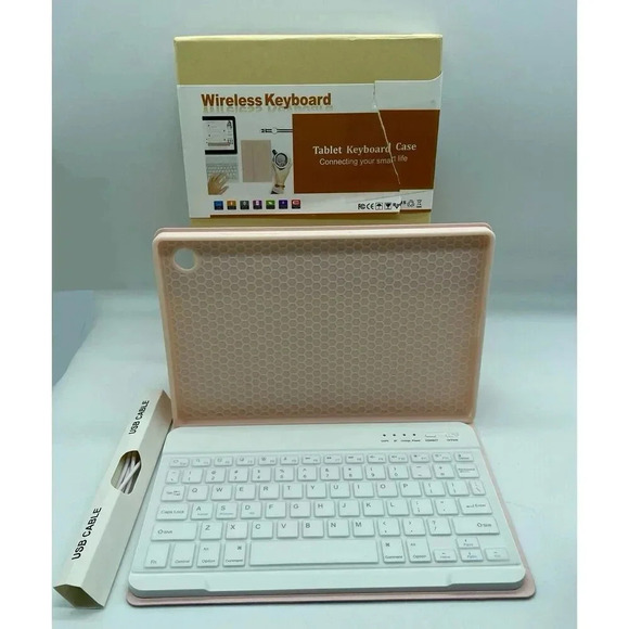 Wireless Keyboard‎ Case for Samsung Galaxy A8 10.5 Inch Model SM-X200 X205 X207 - Picture 1 of 9